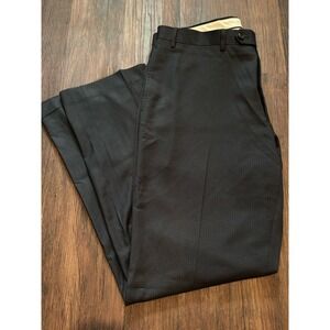 Ralph Ralph Lauren Men‎ Pants 38x32 Blue Plaid Pleated Front Cuff Hems Straight